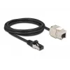 Kabel RJ45-Stecker auf Keystone-Modul RJ45-Buchse DeLOCK 87028