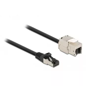 Kabel RJ45-Stecker auf Keystone-Modul RJ45-Buchse DeLOCK 87028