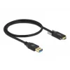 USB-Kabel Typ-A Stecker auf Typ-C Stecker 0,5 m DeLOCK 84007
