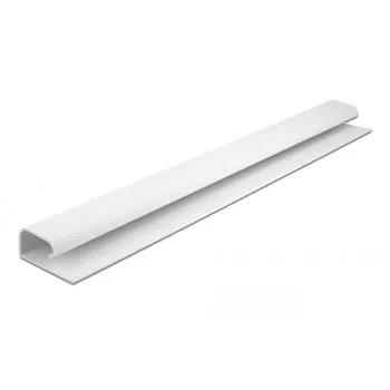 Kabelkanal DeLOCK 20884 Untertischmontage 57x25mm 400mm 2 Stück weiß
