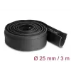 DeLOCK Kabelmantel Neopren flexibel mit Reißverschluss 3 m x 100 mm schwarz