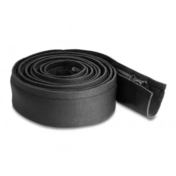 DeLOCK Kabelmantel Neopren flexibel mit Reißverschluss 3 m x 100 mm schwarz