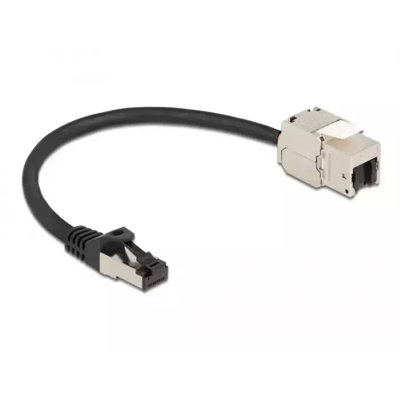 Kabel RJ45-Stecker auf Keystone-Modul RJ45-Buchse DeLOCK 87022