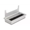 Kabeldurchlass DELOCK 66861 für Schreibtisch, Silber, 80×160×28 mm, 1 Stück