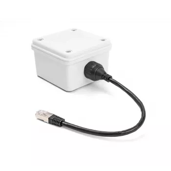 DeLOCK Kabel RJ50 Stecker auf RJ50 Buchse IP67 wasserdicht 20 cm