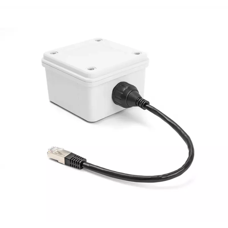 DeLOCK Kabel RJ50 Stecker auf RJ50 Buchse IP67 wasserdicht 20 cm