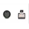 DeLOCK M12 Adapterkabel A-kodiert 8-polige Buchse auf RJ45-Stecker 50 cm