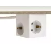 DeLOCK 11497 Steckdosenleiste CEE 7/3 + USB Weiß 250V 16A