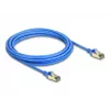 DeLOCK RJ45-Netzwerkkabel Cat.8.1 F/FTP schlank 5 m blau