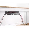 Kabelhalter DeLOCK 88031 Untertischmontage schwarz 2 Stück Set