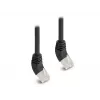 Netzwerkkabel DeLOCK RJ45 Cat.6A 45° abgewinkelt 0,5m schwarz