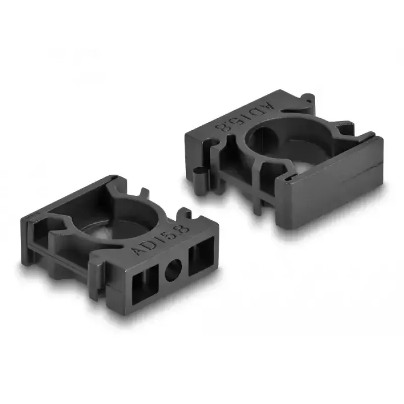 Kabelhalter DeLOCK 60483 15,8 mm schwarz 8 Stück