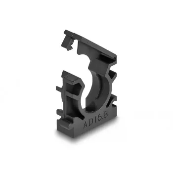 Kabelhalter DeLOCK 60483 15,8 mm schwarz 8 Stück