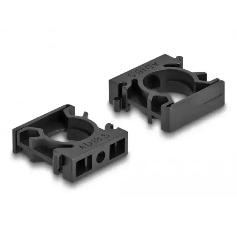 Kabelhalter DeLOCK 60484 18,5 mm schwarz 8 Stück