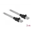 DeLOCK RJ45-Kabel Cat.6A U/FTP mit Metallmantel 3 m