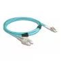 DeLOCK LWL-Kabel LC Duplex auf SC Duplex OM3 3 m