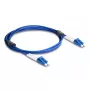 DeLOCK Lichtwellenleiter-Kabel LC Duplex auf LC Duplex Singlemode OS2 2m