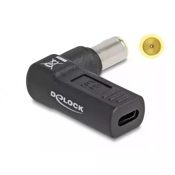 DeLOCK Adapter USB Type-C Buchse auf IBM 7,9 x 5,5 mm Stecker 90° gewinkelt