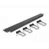 Kabelmanagement-Panel DeLOCK 19 Zoll 66918 mit 5 Metallhaken schwarz