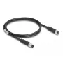 DeLOCK M8 3-poliges Kabel A-kodiert Stecker auf Buchse PUR TPU 1 m