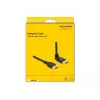DELOCK DisplayPort-Kabel 1 m, DisplayPort auf DisplayPort, 5,7 mm Durchmesser, bis zu 32 Audiokanäle