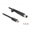 DeLOCK Laptop-Ladekabel USB Type-C Stecker auf HP 7,4 x 5,0 mm Stecker 1,5 m 20 V