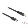 DeLOCK Laptop-Ladekabel USB Typ-C Stecker auf 5,5 x 2,5 mm Stecker 1,5 m 20V