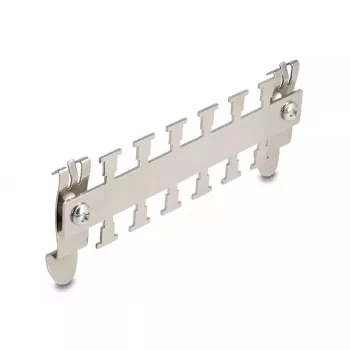 DeLOCK Kabelklemme für Hutschiene 3,5 cm Durchmesser Metallisch Metall