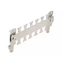 DeLOCK Kabelklemme für Hutschiene 3,5 cm Durchmesser Metallisch Metall