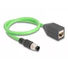 DeLOCK Industrie-Netzwerkzubehör 60570 Kabellänge 0,5 m Zertifizierung UL 94
