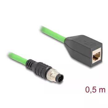 DeLOCK Industrie-Netzwerkzubehör 60570 Kabellänge 0,5 m Zertifizierung UL 94