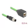 DeLOCK Industrie-Netzwerkzubehör 60570 Kabellänge 0,5 m Zertifizierung UL 94