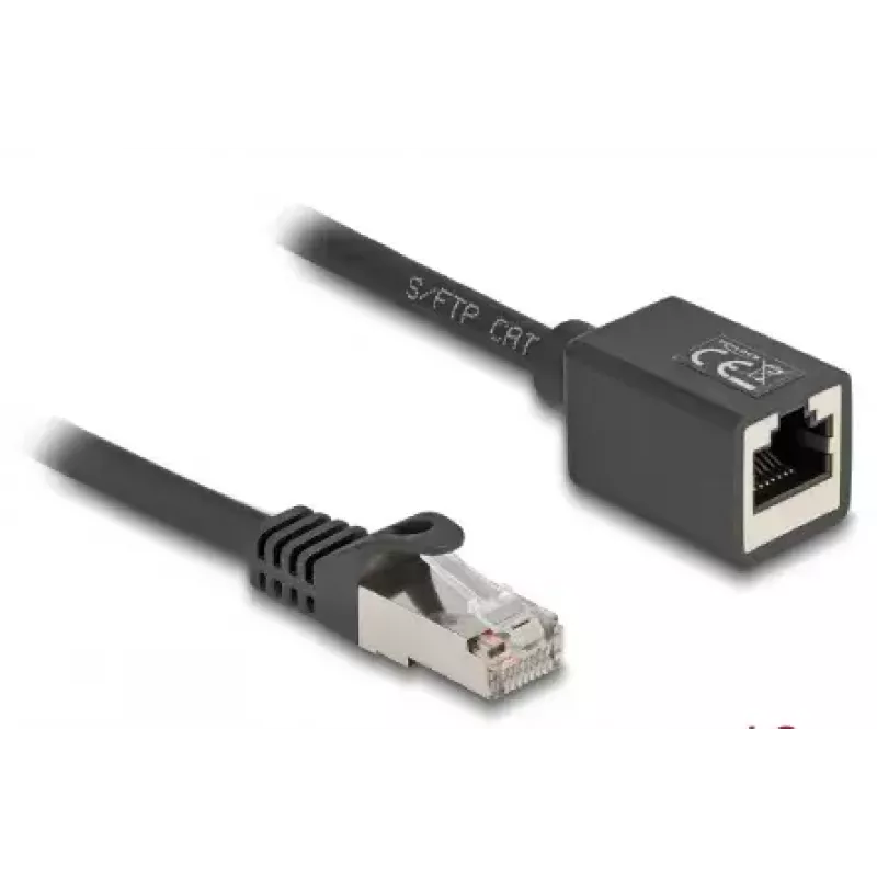 Netzwerkkabel DeLOCK 90323 RJ-45 Cat6a 10 m Schwarz