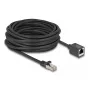 Netzwerkkabel DeLOCK 90323 RJ-45 Cat6a 10 m Schwarz