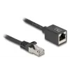 Netzwerkkabel DeLOCK 90294 RJ-45 Cat6a 1 m Schwarz