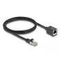 Netzwerkkabel DeLOCK 90294 RJ-45 Cat6a 1 m Schwarz