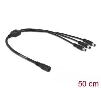 DC-Splitterkabel DeLOCK 83021 5,5 x 2,1 mm 1 x Buchse auf 3 x Stecker