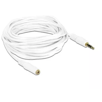 Audiokabel 3,5 mm M-F DeLOCK 83771 5 m Weiß