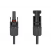 Kabel DeLOCK DL4 Solar Flachkabel Stecker auf Buchse 60 cm schwarz 3,3 mm²