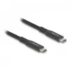 USB-Kabel DeLOCK 80024 Typ-C Stecker auf Stecker 20 Gbps 100 W 1 m