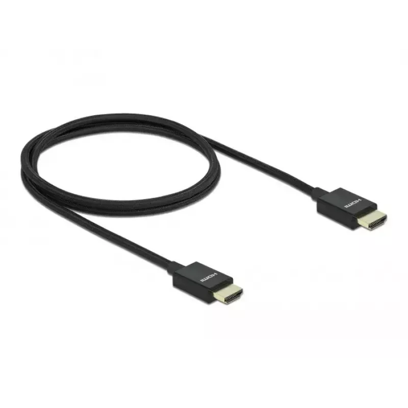 Koaxiales High-Speed-HDMI-Kabel DeLOCK 85384 1 m 48 Gbit/s 8K 60 Hz