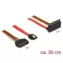 SATA-Kabel DeLOCK 85515 SATA 15-pin 1 x SATA 22 pin 1 x SATA 7 pin Mehrfarbig