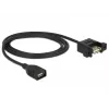 USB-Kabel DeLOCK 85460 USB 2.0 1m Schwarz