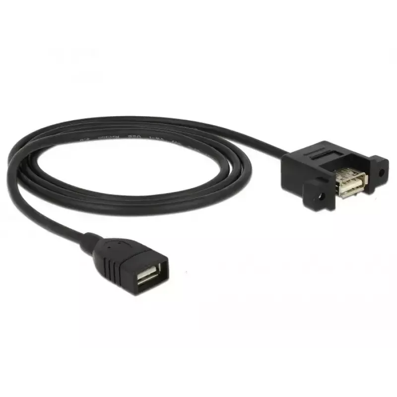 USB-Kabel DeLOCK 85460 USB 2.0 1m Schwarz