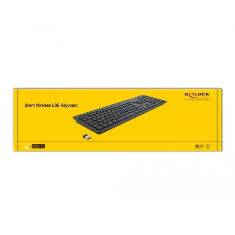 DeLOCK 12004 Home USB QWERTZ Deutsch Schwarz