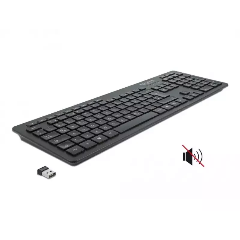 DeLOCK 12004 Home USB QWERTZ Deutsch Schwarz