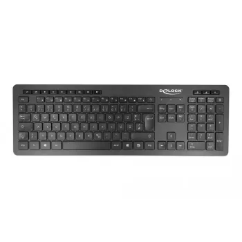 DeLOCK 12004 Home USB QWERTZ Deutsch Schwarz