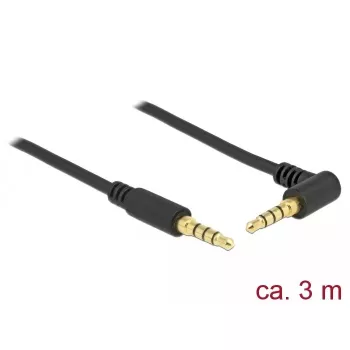 Audiokabel DeLOCK 85616 3m 3.5mm Schwarz