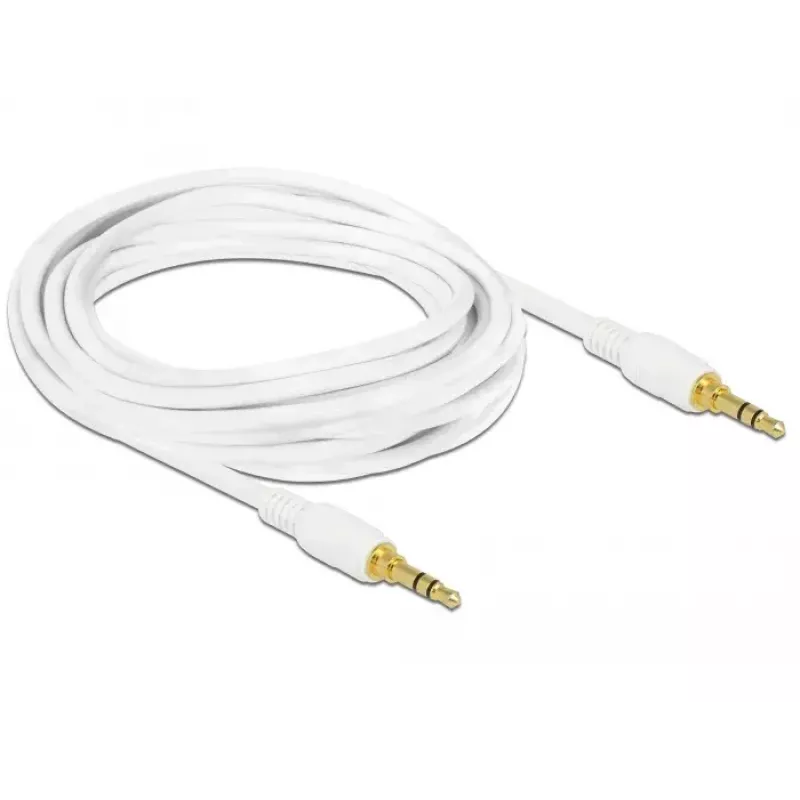 Audiokabel DeLOCK 85552 3m 3,5 mm Weiß