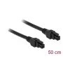 Internes Stromkabel DeLOCK 85374 0,5 m Micro-Fit 3.0 4-polig